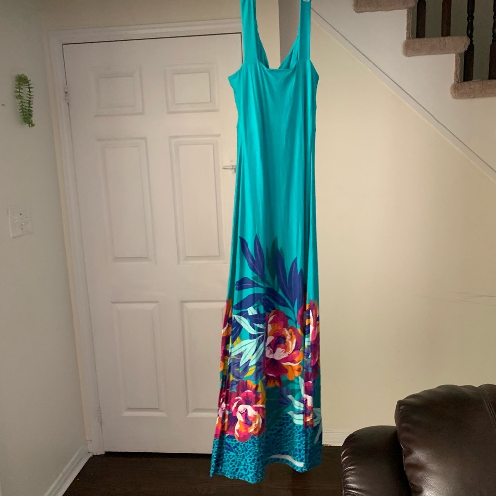 DenverHayes Maxi floral Cut Dress